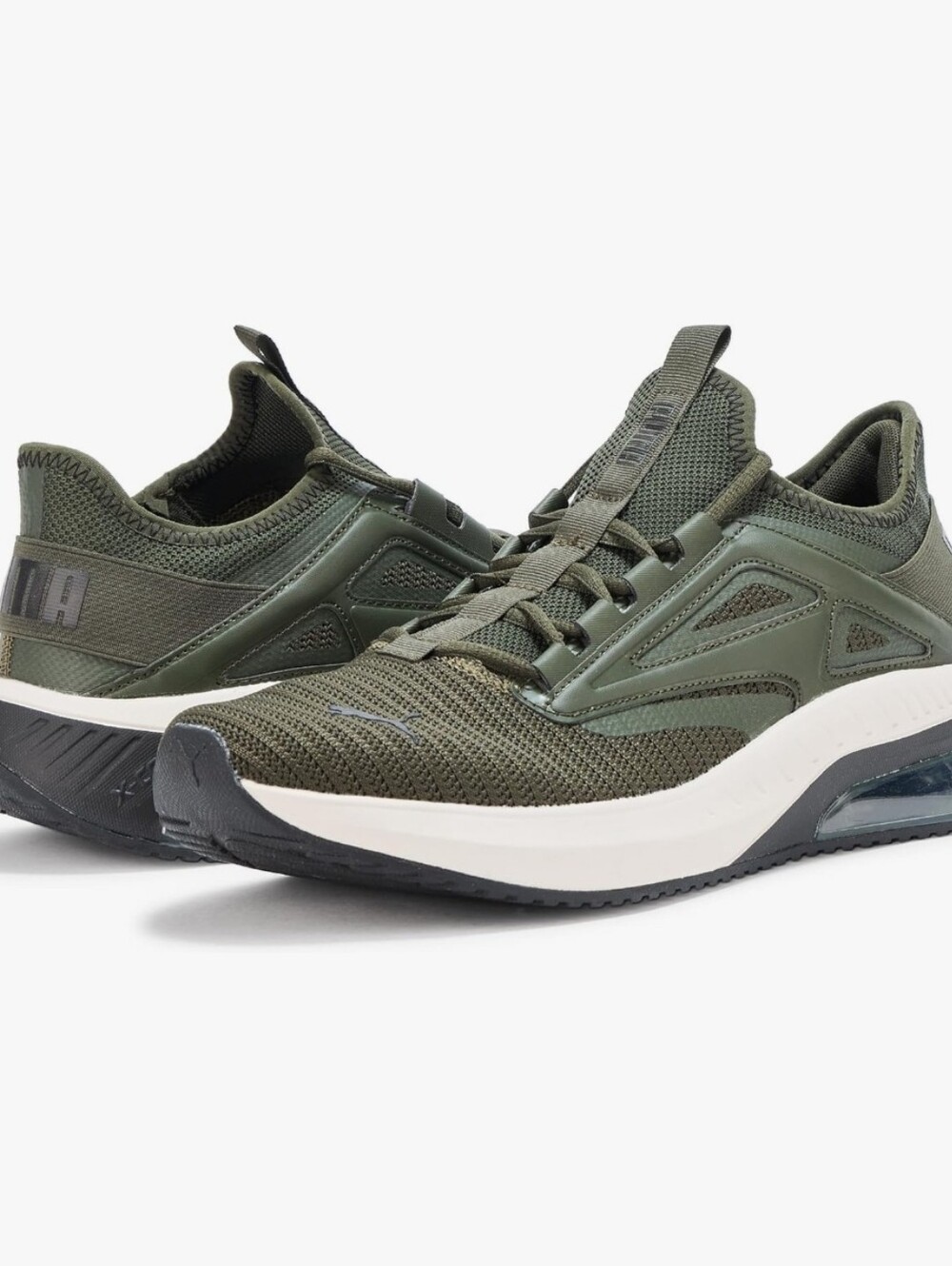 PUMA X-Cell Ayro Low Top Lace Up Sneaker Green/Black/White 311648-11